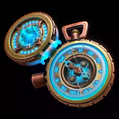Time Traveling Device Low-poly 3D model
