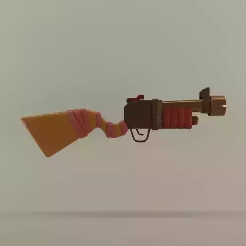 Cartoon type game gun 