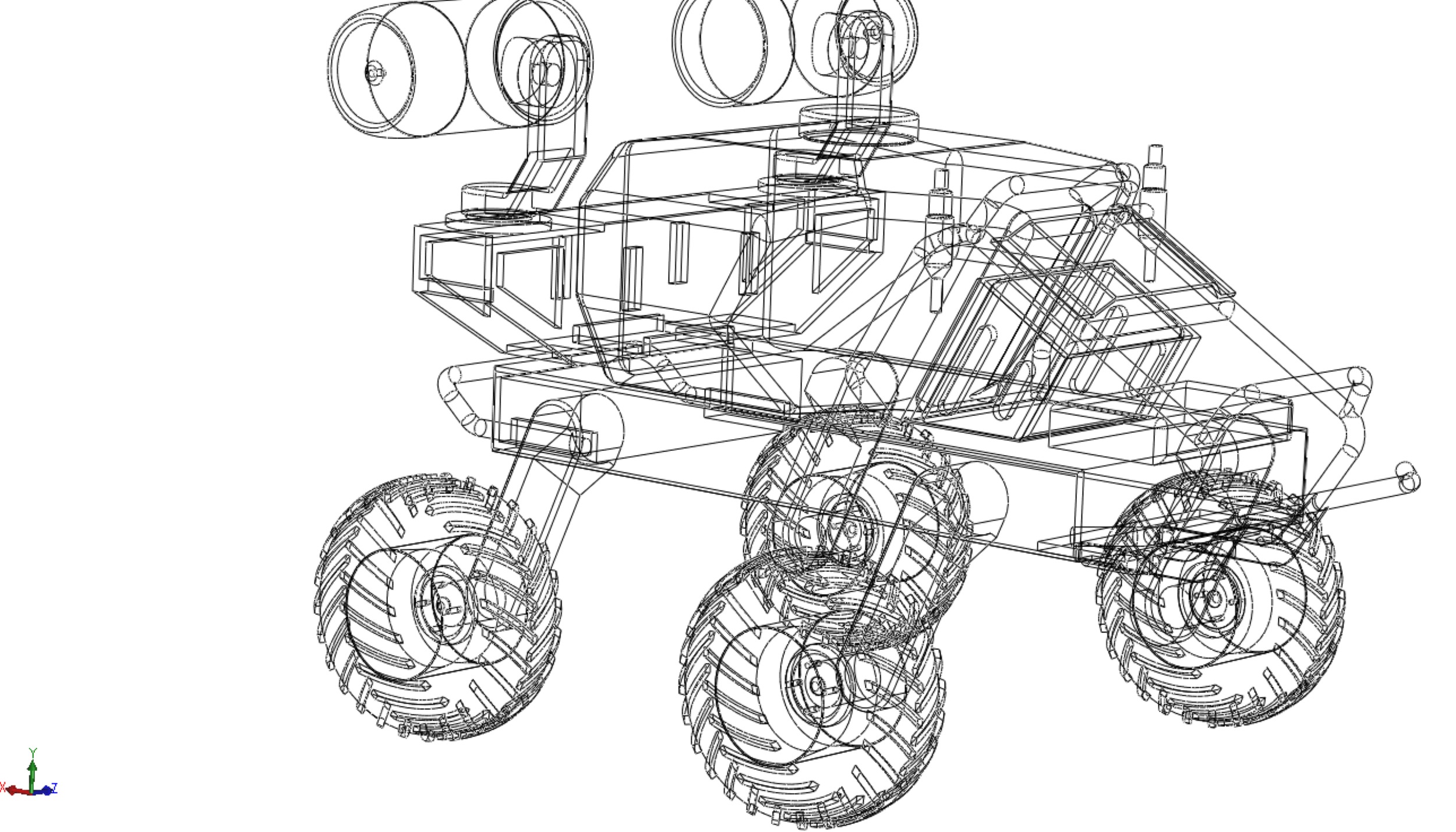 VEHICLE SPRAYER AUTONOMOUS UNMANNED ROBOT TRACTOR GROUND FIELD 3D model_23