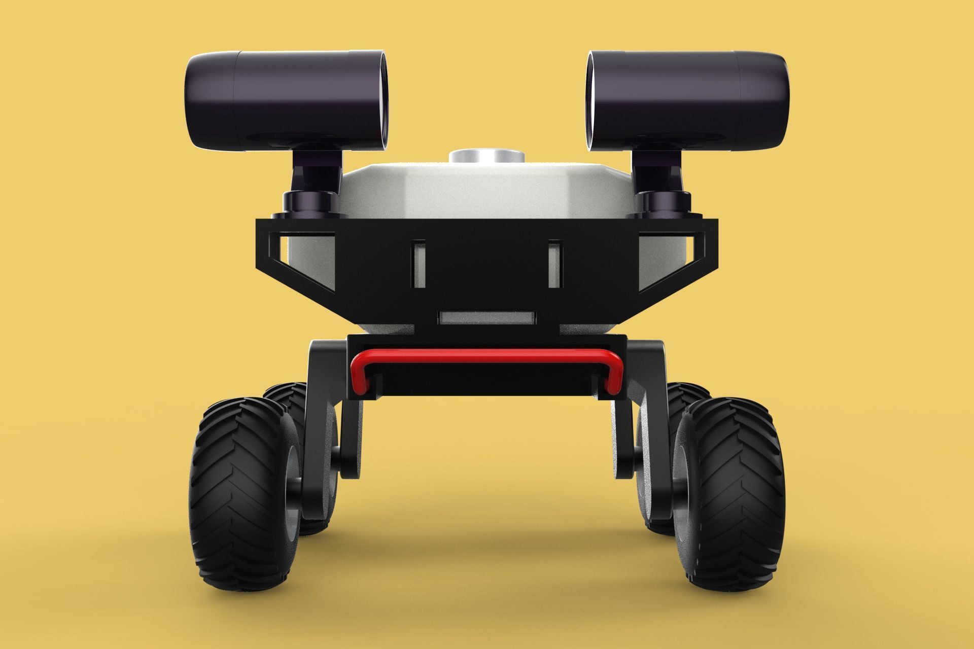 VEHICLE SPRAYER AUTONOMOUS UNMANNED ROBOT TRACTOR GROUND FIELD 3D model_18