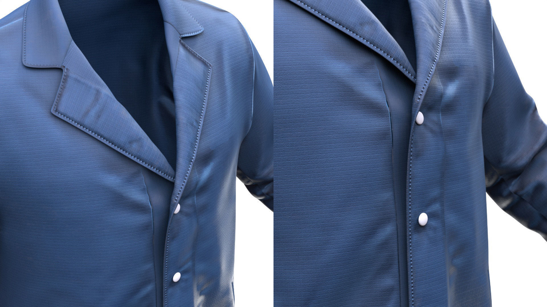 Jacket 82 - All MH Bodies - UE5 Skeletons - Rigged Low-poly 3D model_3