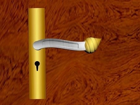 Door handles 3D model