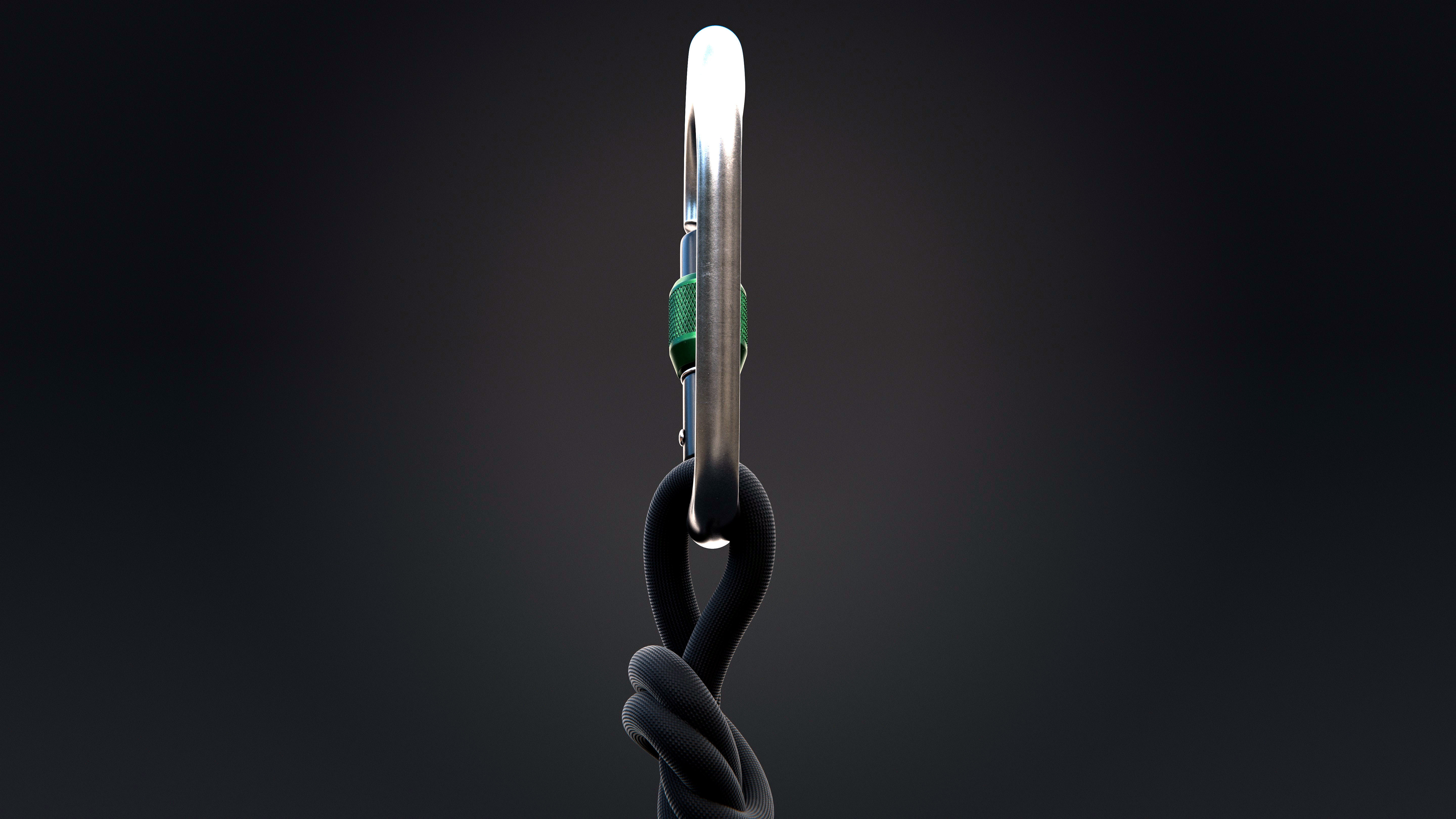 Climbing Carabiner 3D model_12