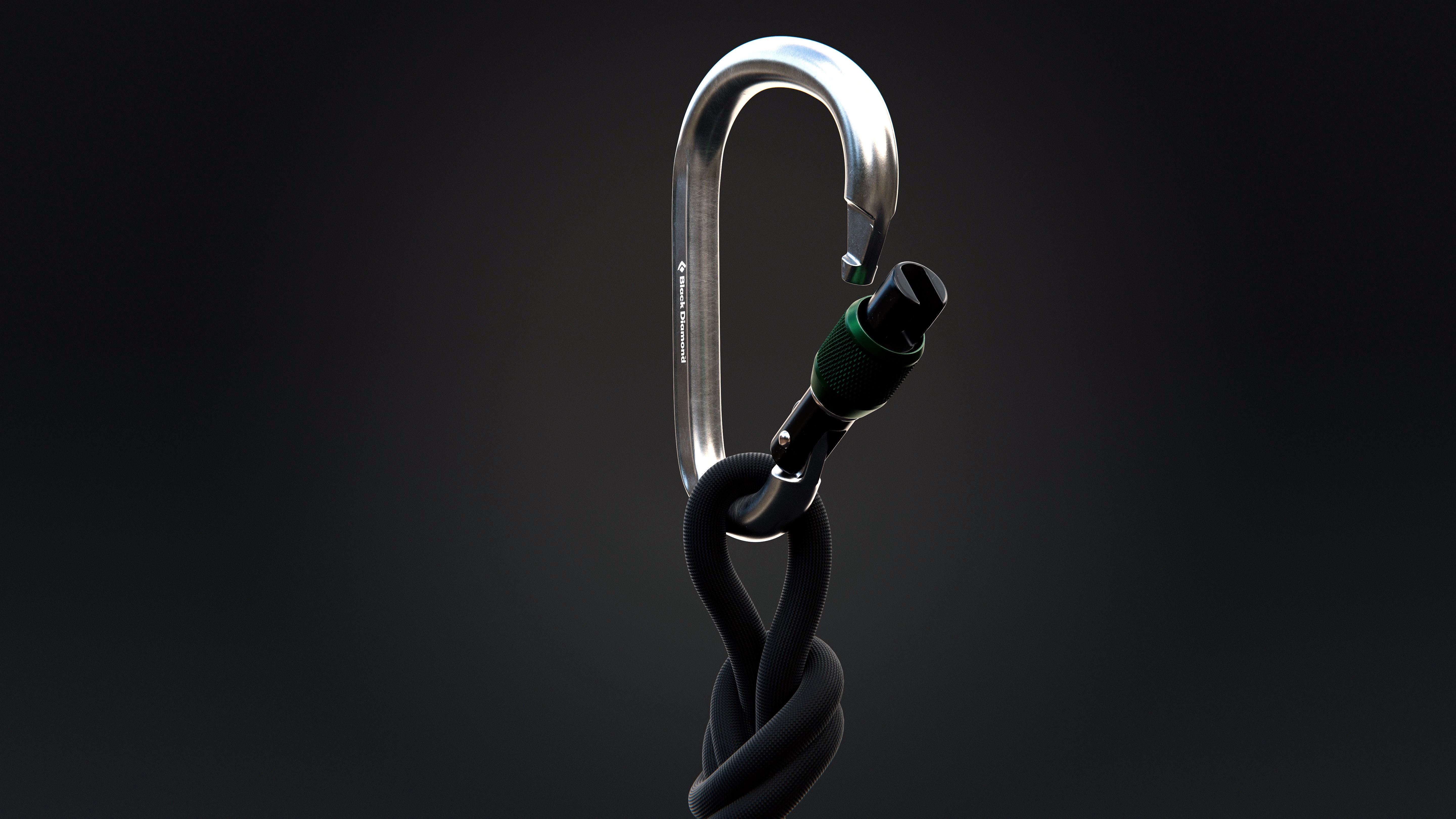 Climbing Carabiner 3D model_13