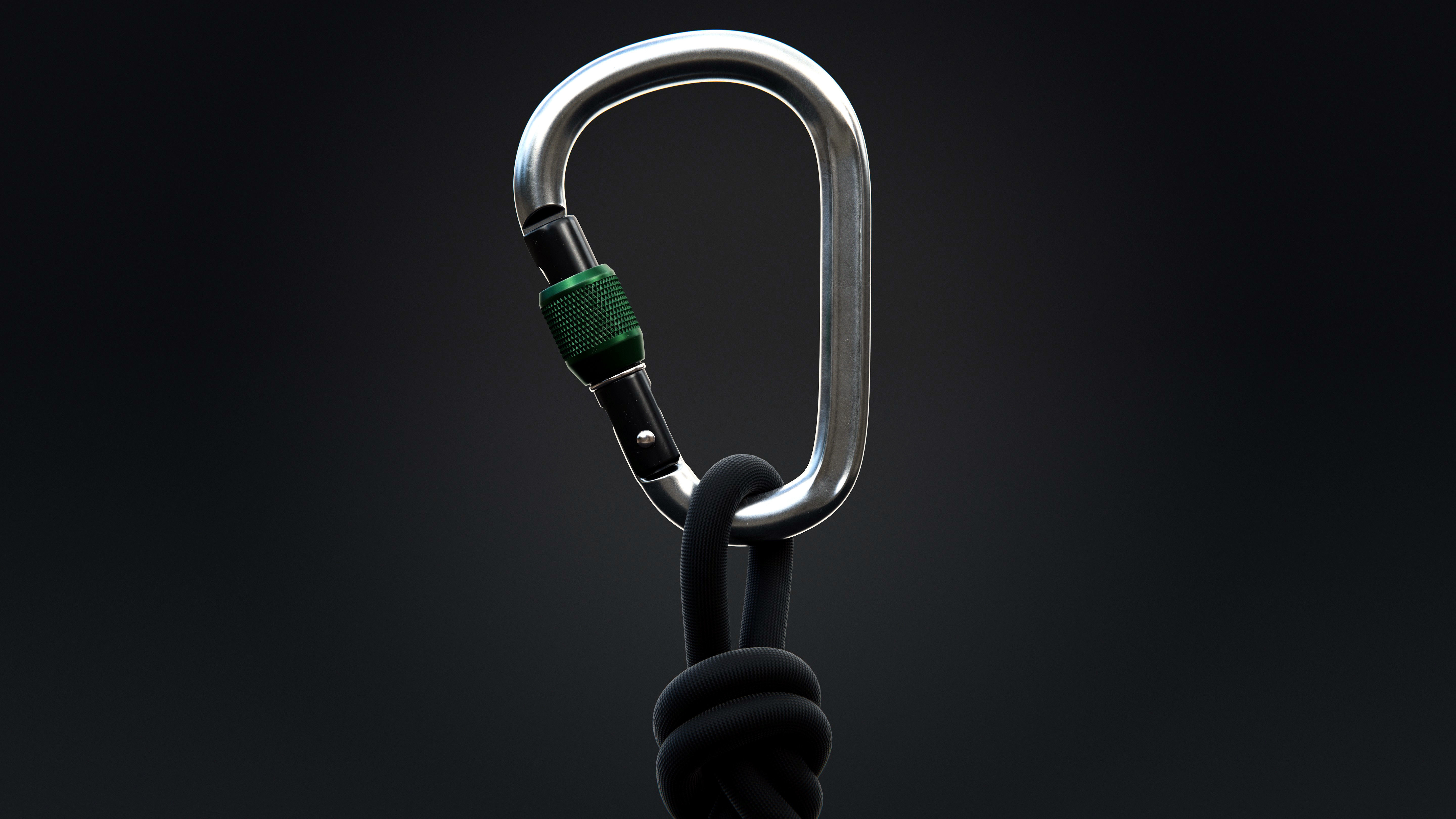 Climbing Carabiner 3D model_9
