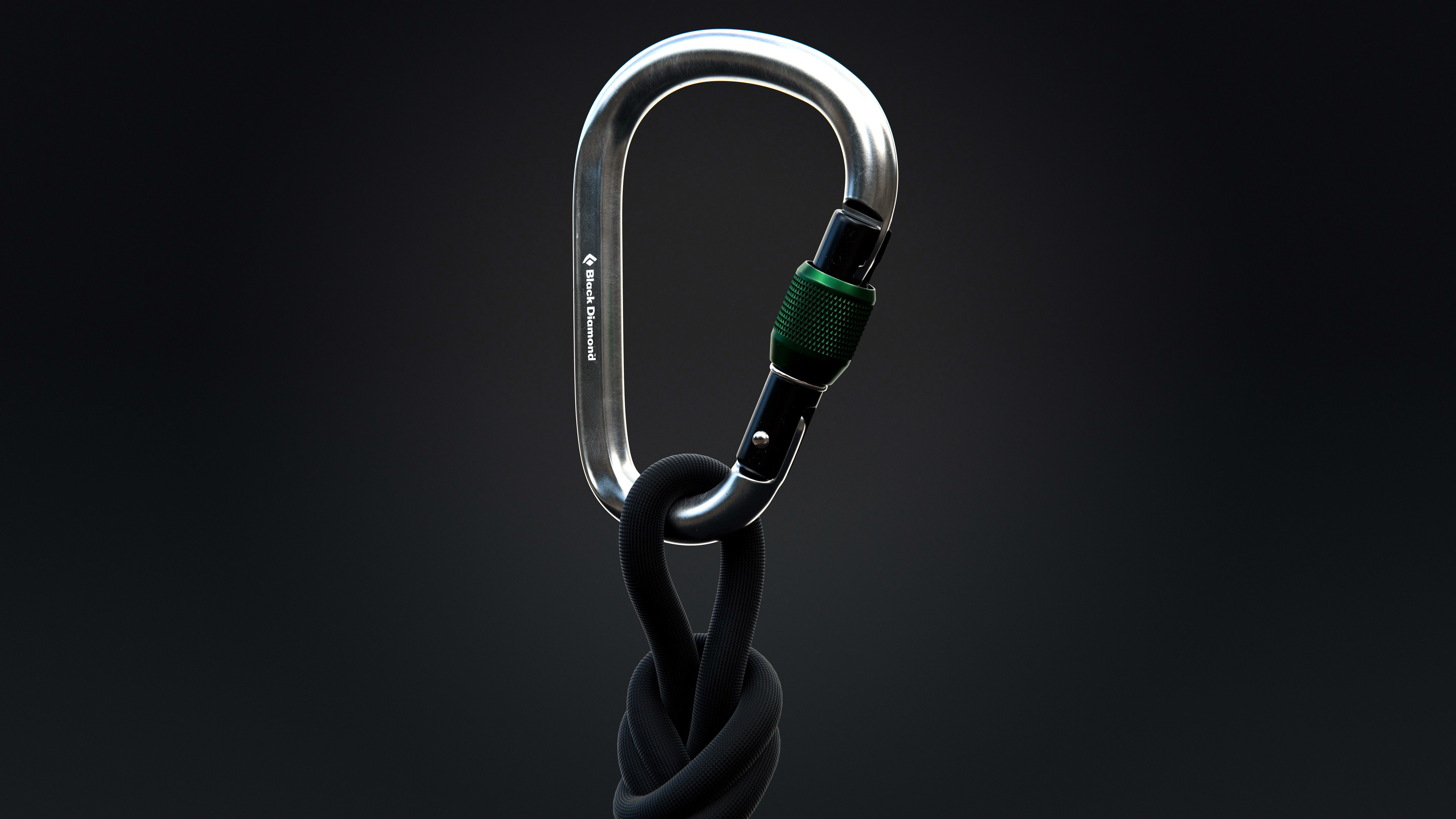Climbing Carabiner 3D model_4
