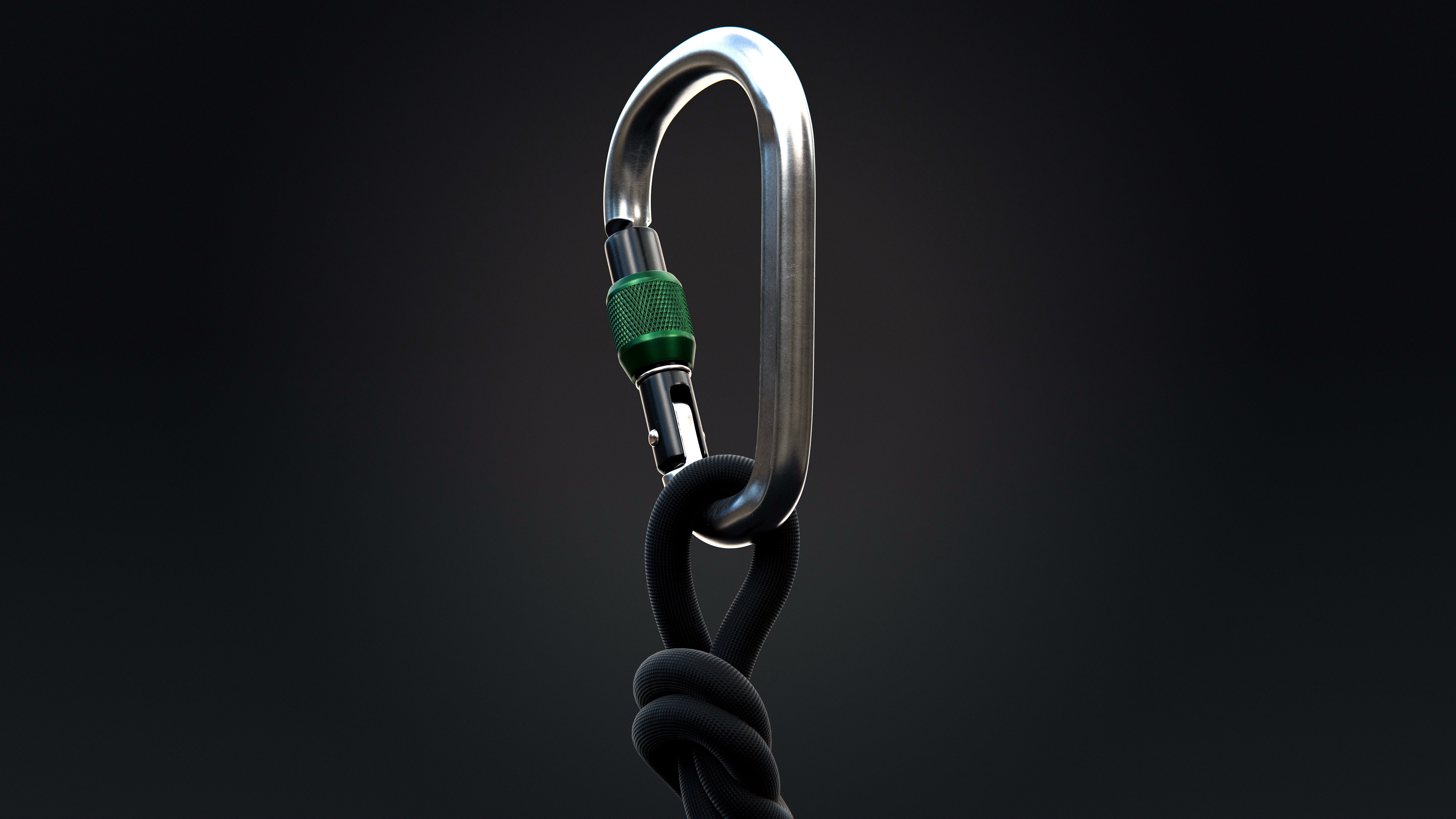 Climbing Carabiner 3D model_11