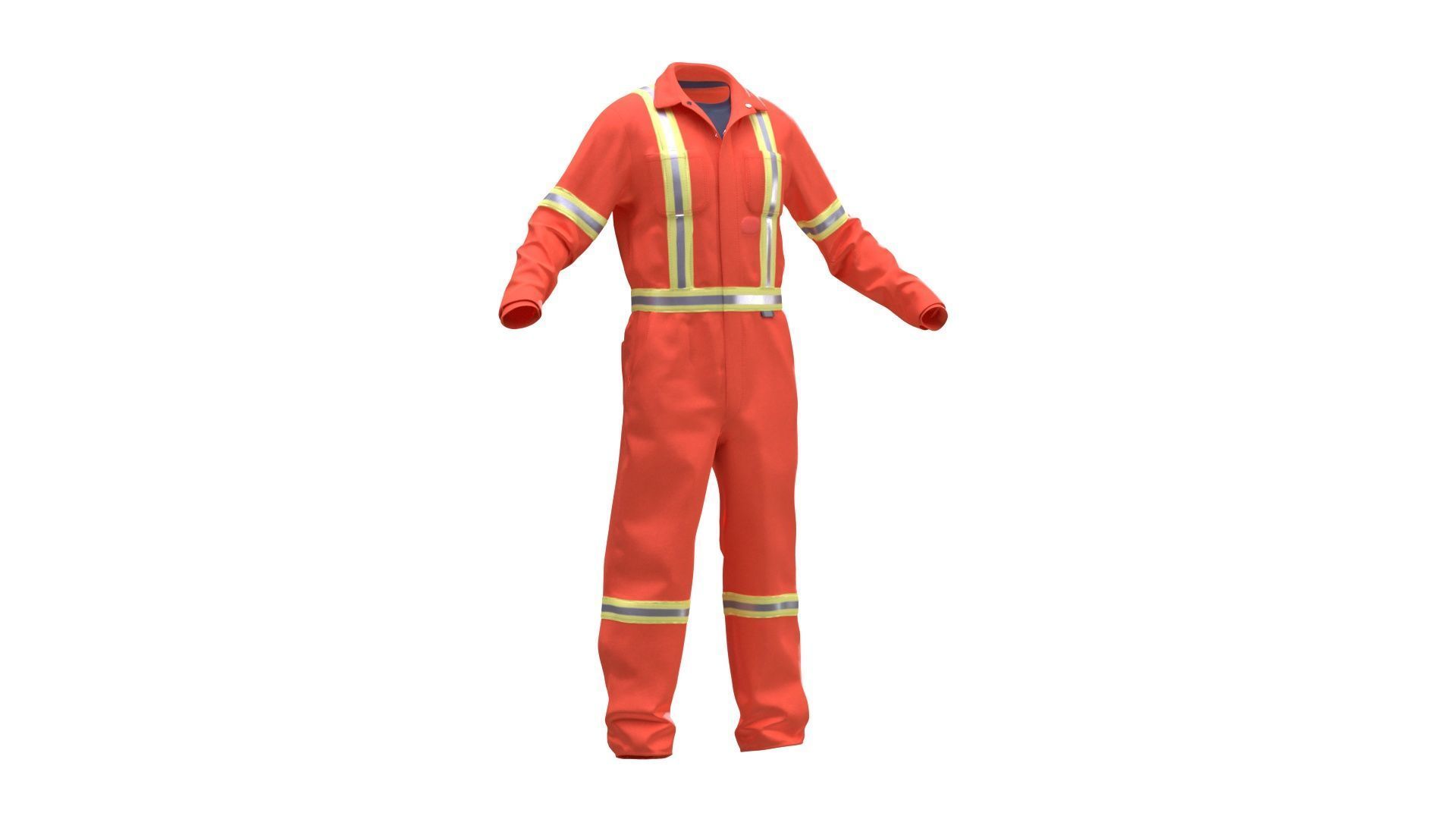 Mining Suit 96 - All MH Bodies - UE5 Skeletons - Rigged Low-poly 3D model_3