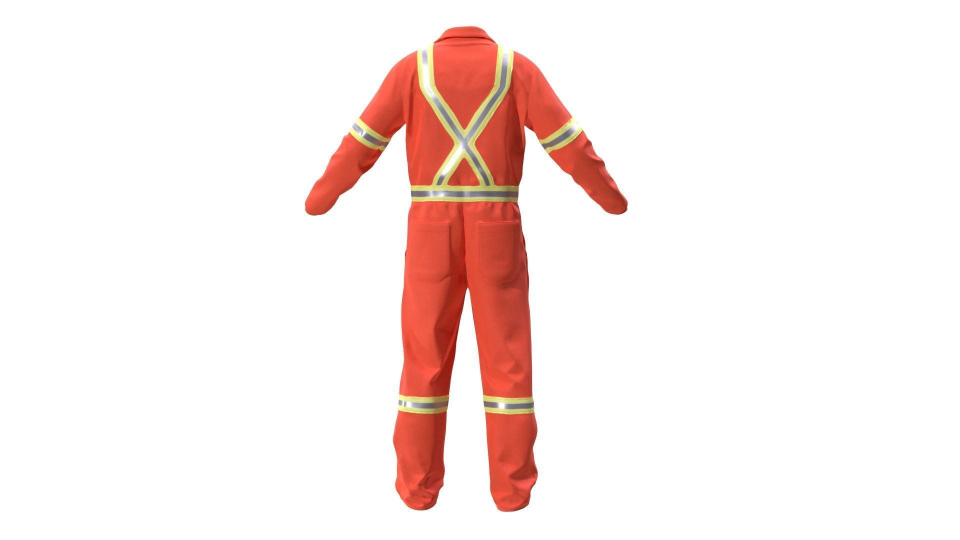 Mining Suit 96 - All MH Bodies - UE5 Skeletons - Rigged Low-poly 3D model_6