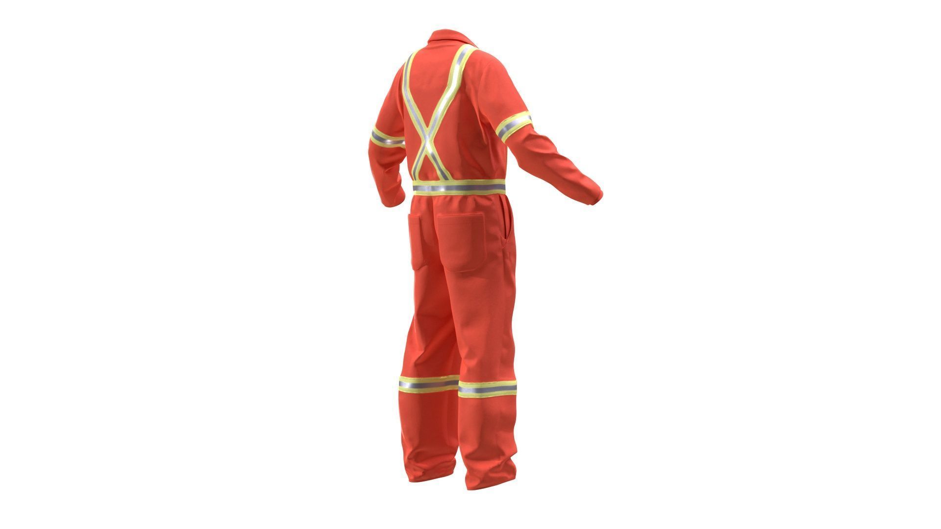 Mining Suit 96 - All MH Bodies - UE5 Skeletons - Rigged Low-poly 3D model_4