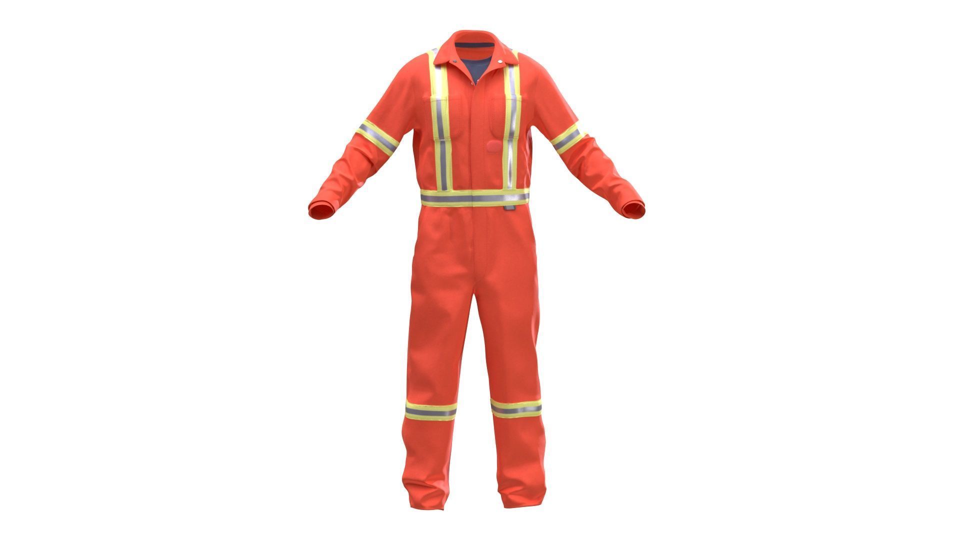 Mining Suit 96 - All MH Bodies - UE5 Skeletons - Rigged Low-poly 3D model_5