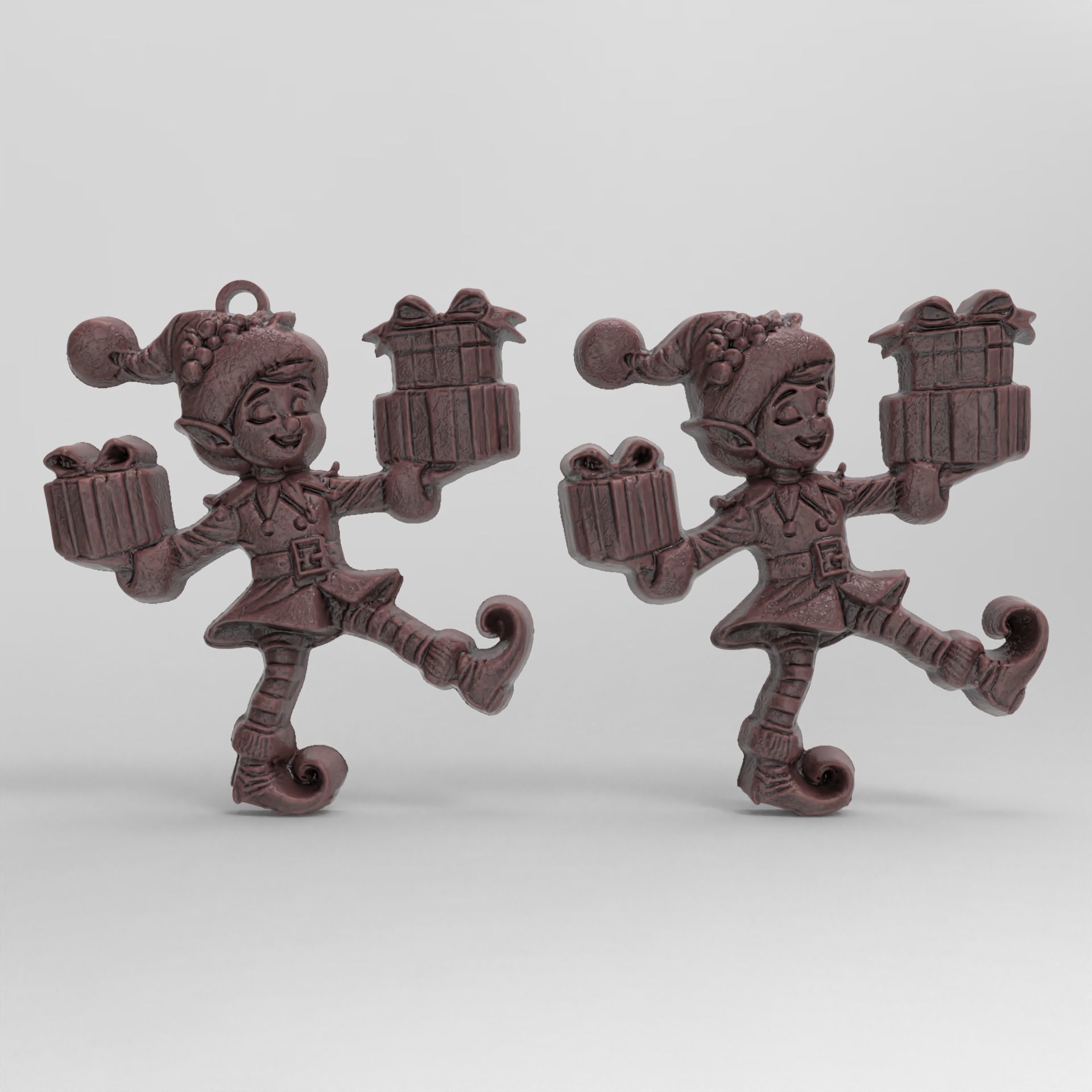 christmas sanda helper elf decor  3D print model_1