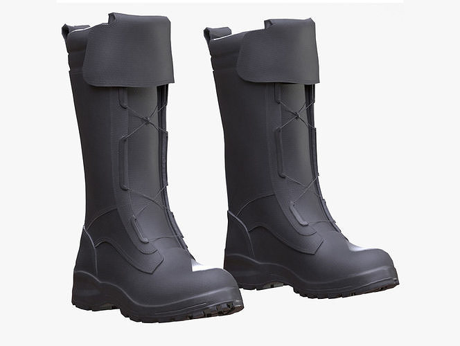 Mining Boots 95 - All MH Bodies - UE5 Skeletons - Rigged Low-poly 3D model