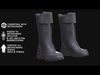 Mining Boots 95 - All MH Bodies - UE5 Skeletons - Rigged Low-poly 3D model_1