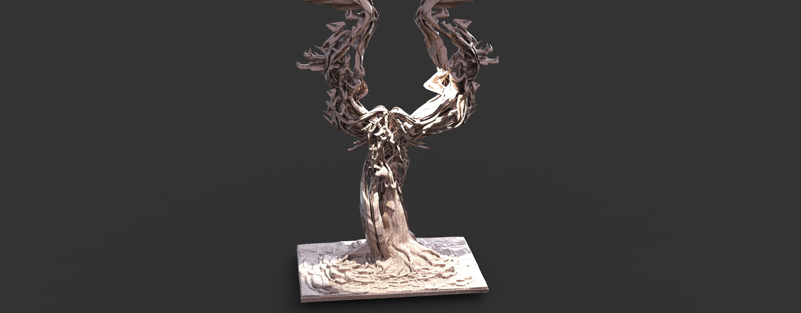 fire link Sculpted Tree sculptures collection series 3 3D model_6