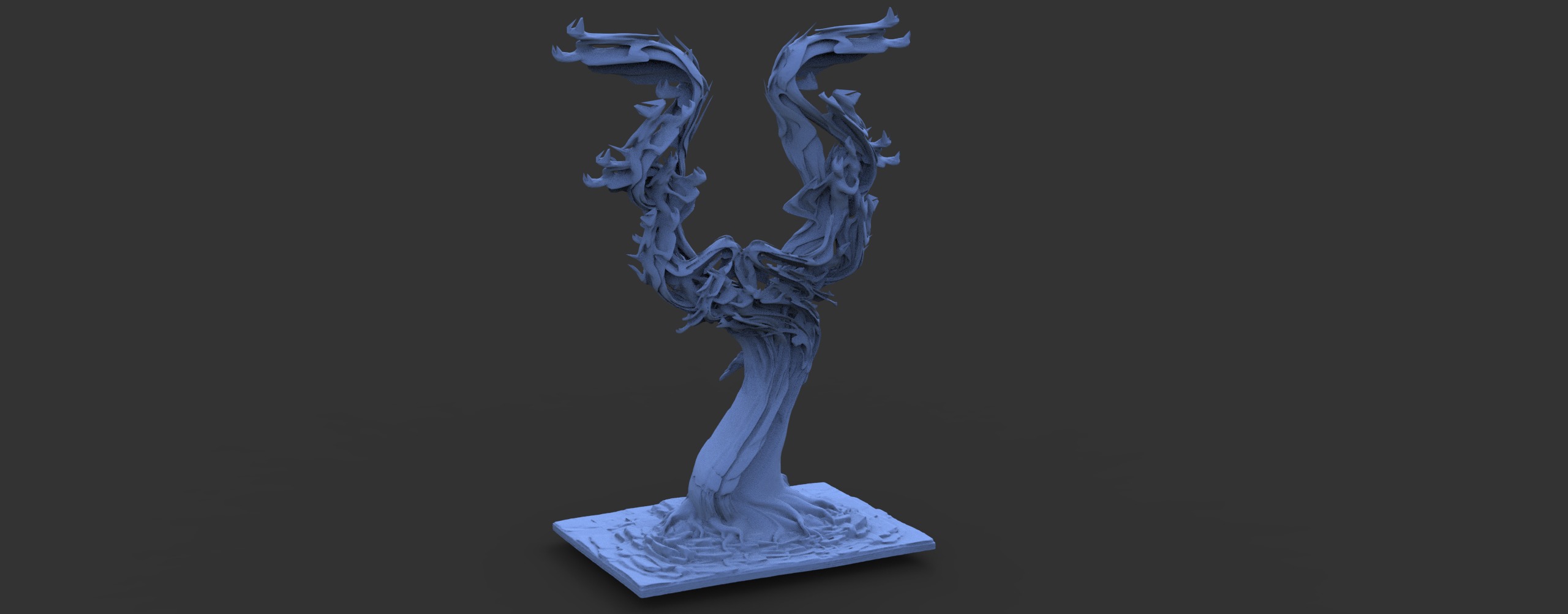 fire link Sculpted Tree sculptures collection series 3 3D model_7