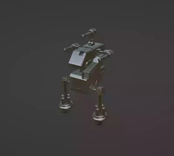 Sci-Fi Robot  3D model