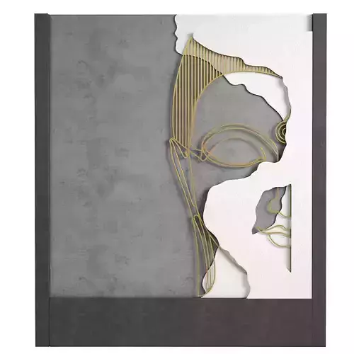 Decorativ panel  face 23