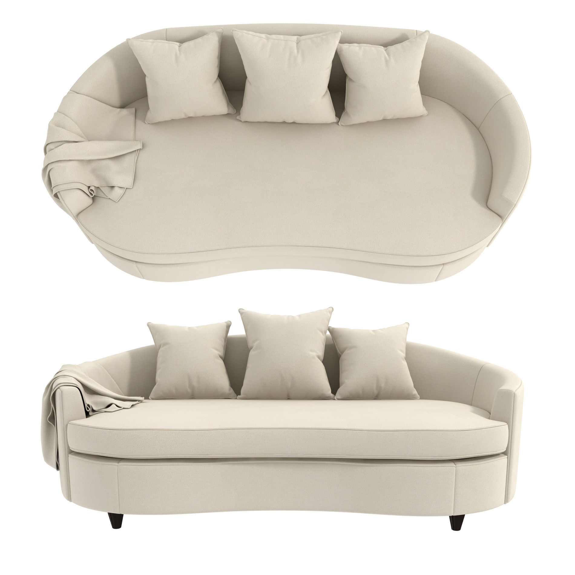  kingcome sofas hugo sofa signature collection 3D model_1