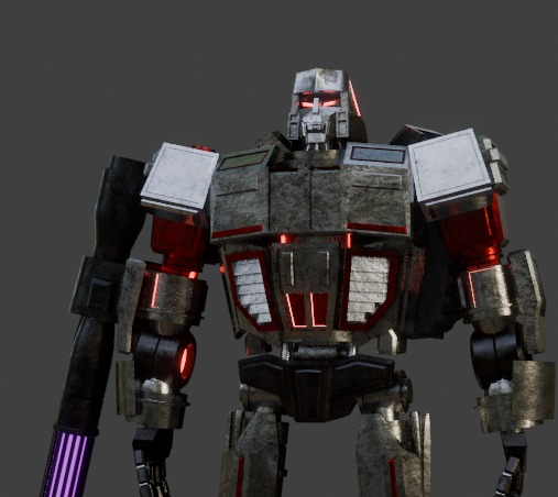 cybertronian megatron Free 3D model_2