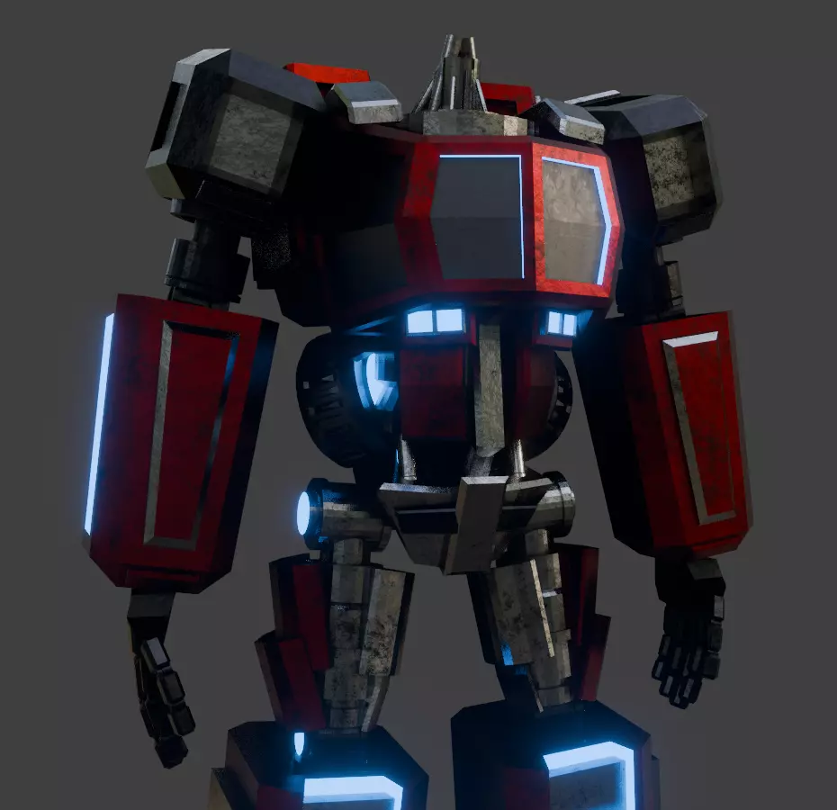 ironhide work in progress Free 3D model