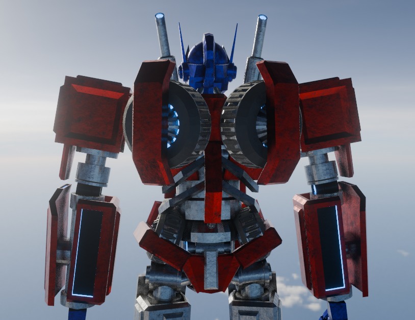 cybertronian optimus prime Free 3D model_2