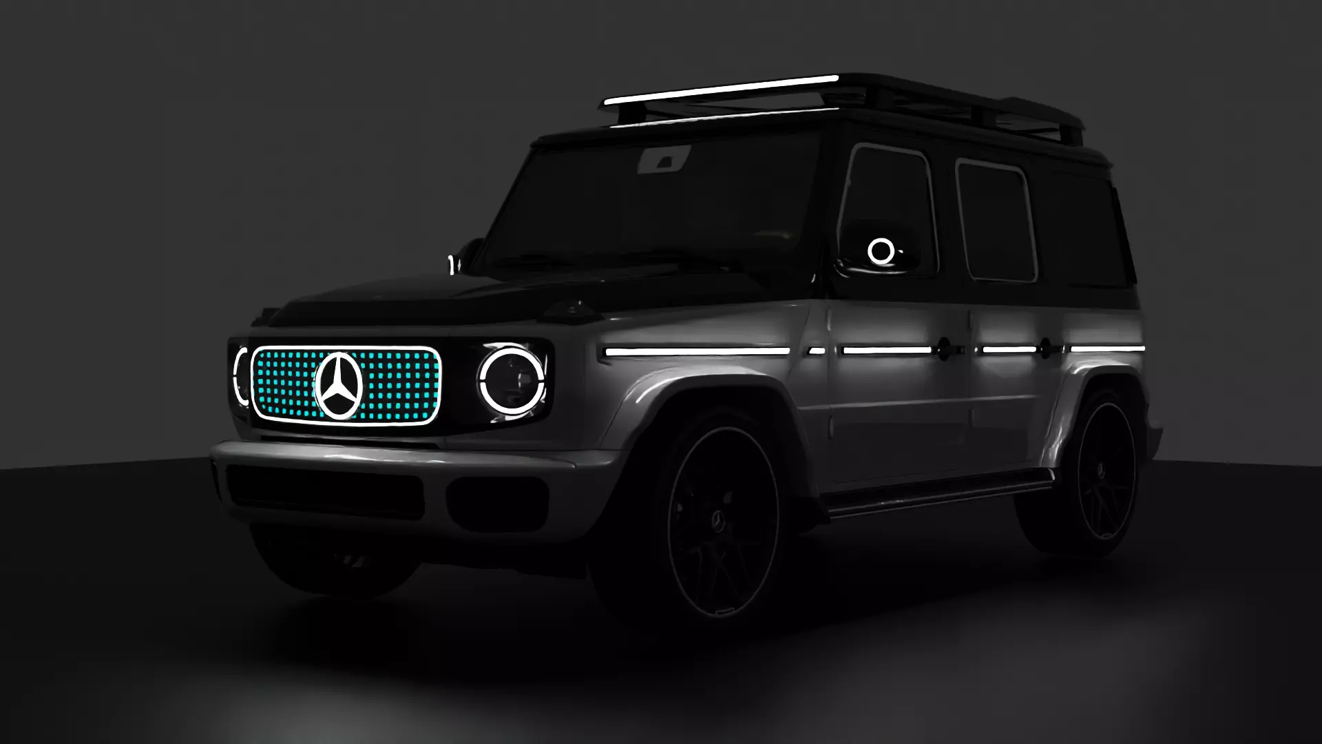 mercedes Free low-poly 3D model
