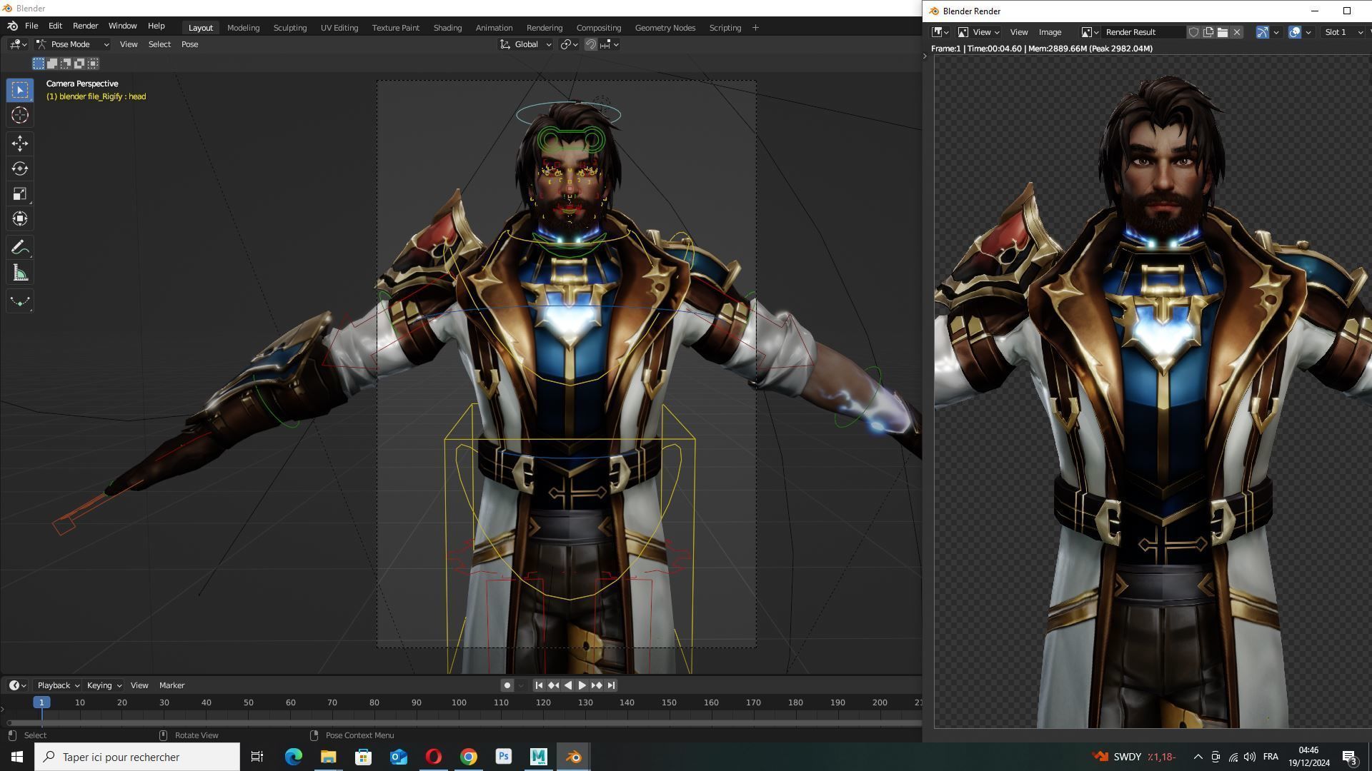 Survivor Jayce Arcane 2 Low-poly 3D model_21