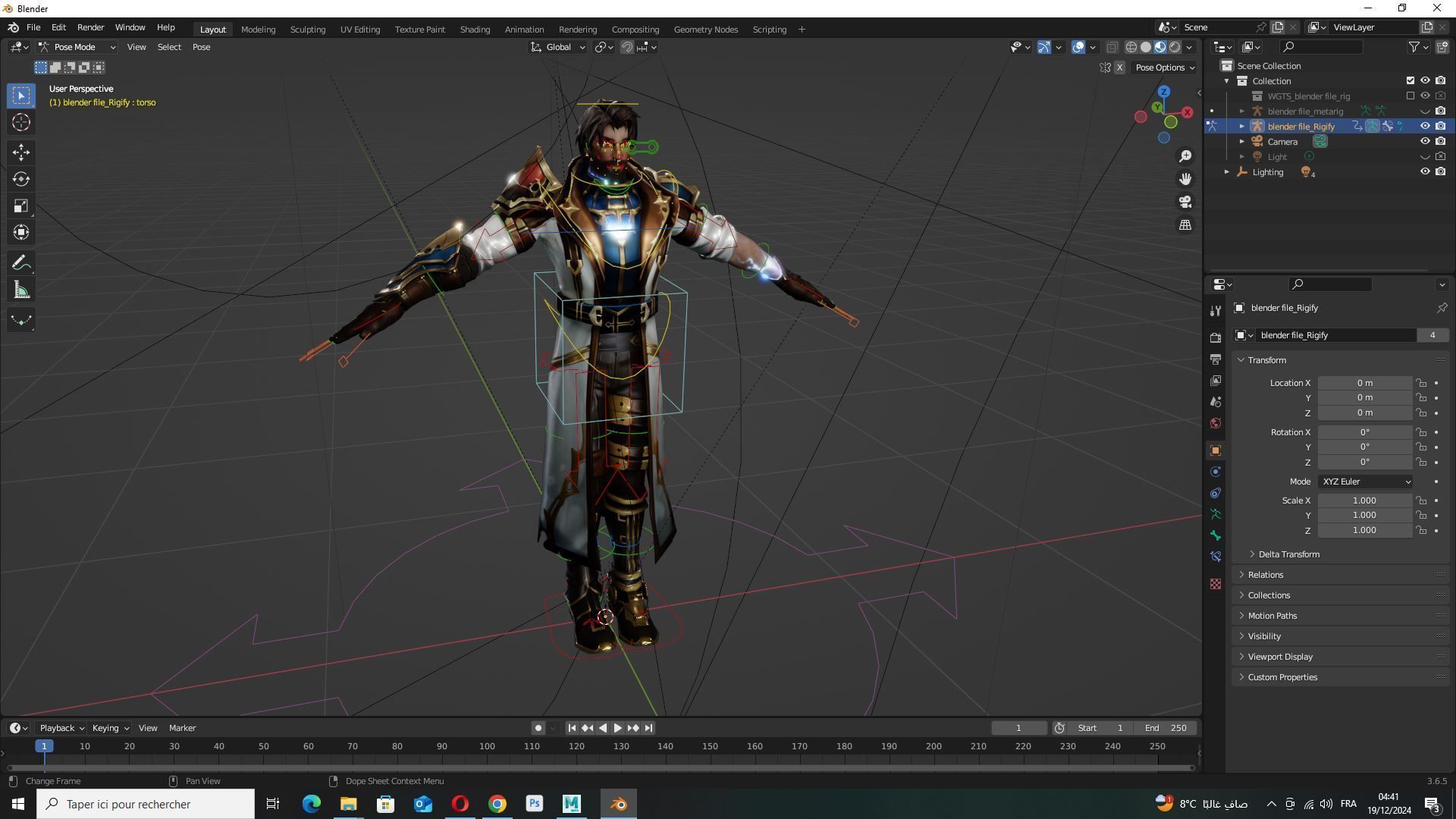 Survivor Jayce Arcane 2 Low-poly 3D model_19