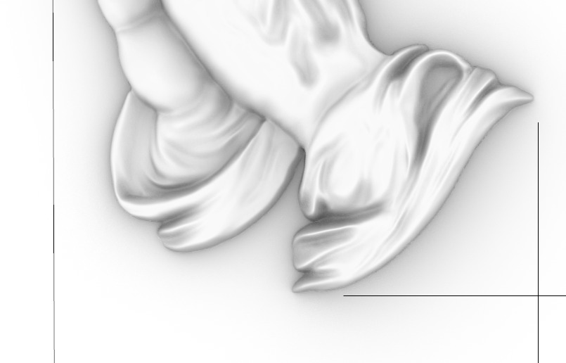 praying hands 3D print model_34