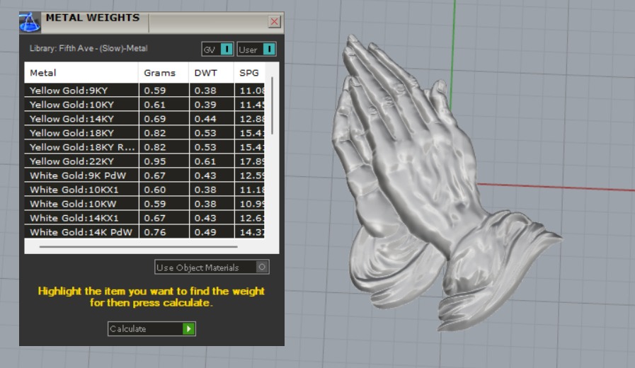 praying hands 3D print model_36