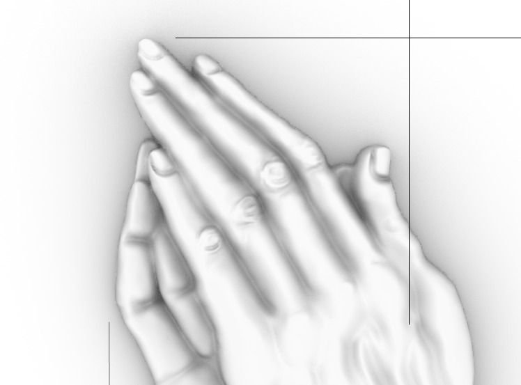 praying hands 3D print model_33