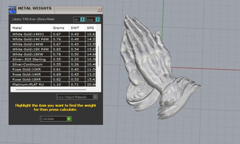 praying hands 3D print model_37