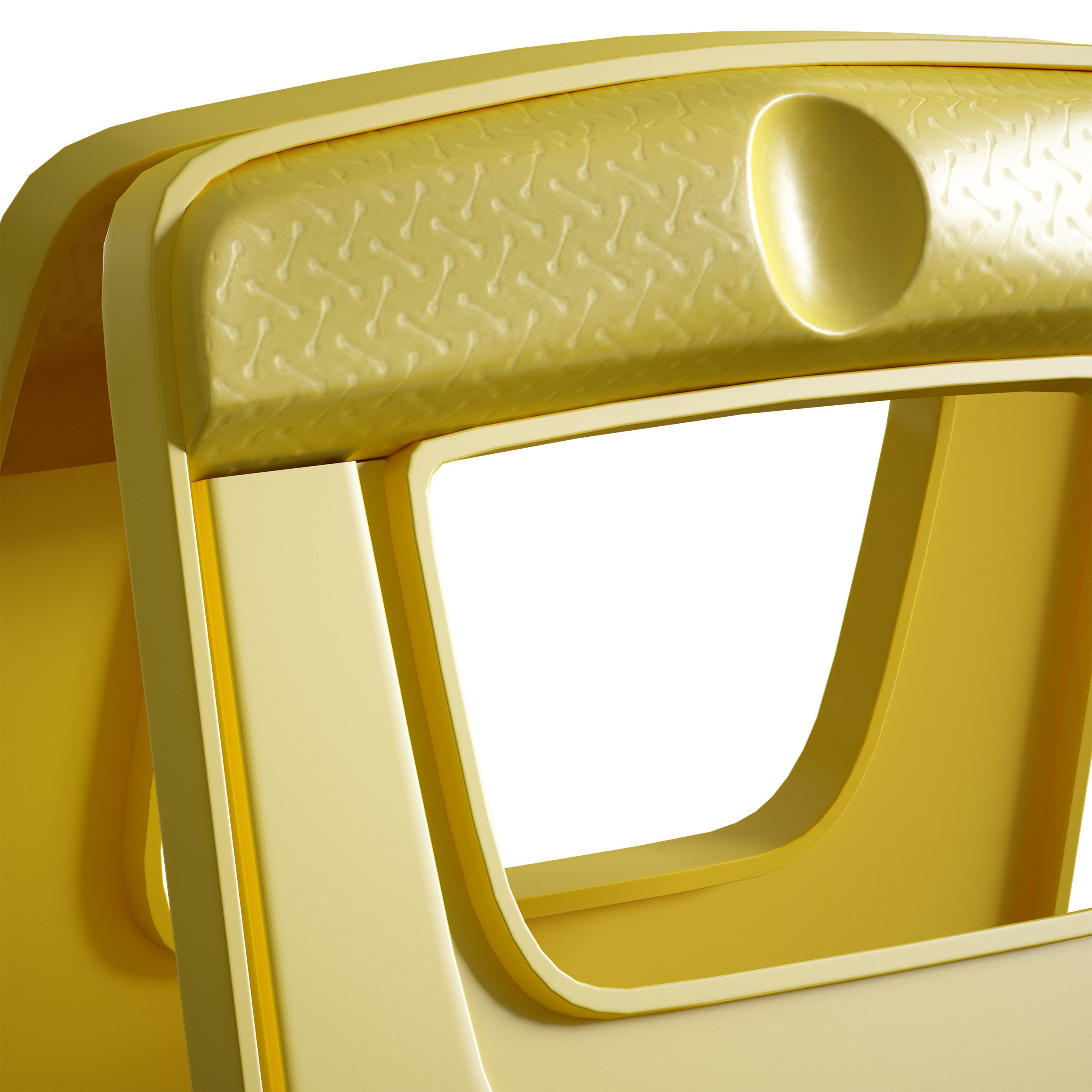 Sign plate Caution wet floor 3D model_19