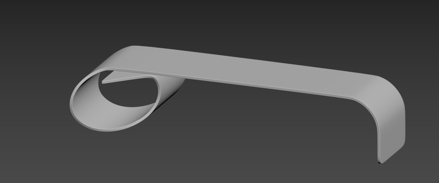 wooden table 3D model_1