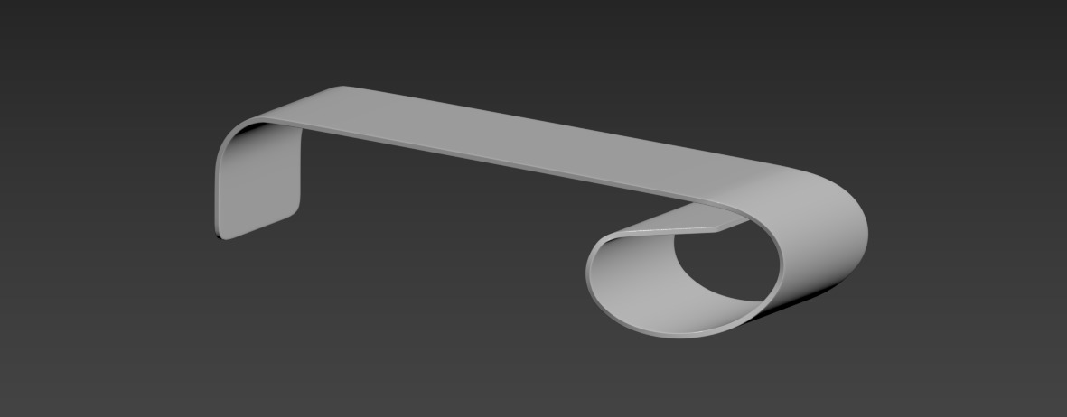 wooden table 3D model_3