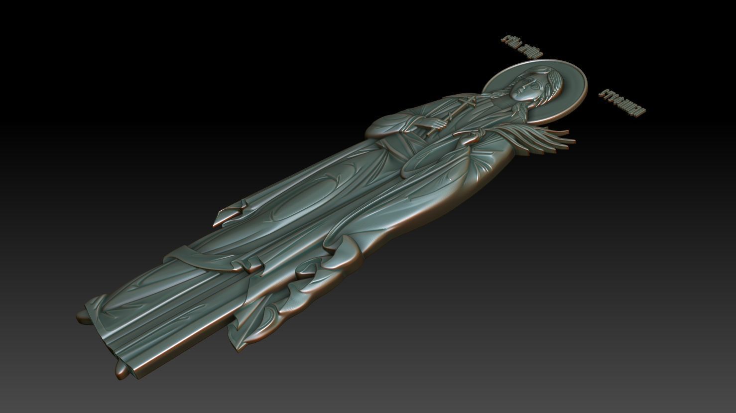 Saint Stephanida of Damascus 3D model_6