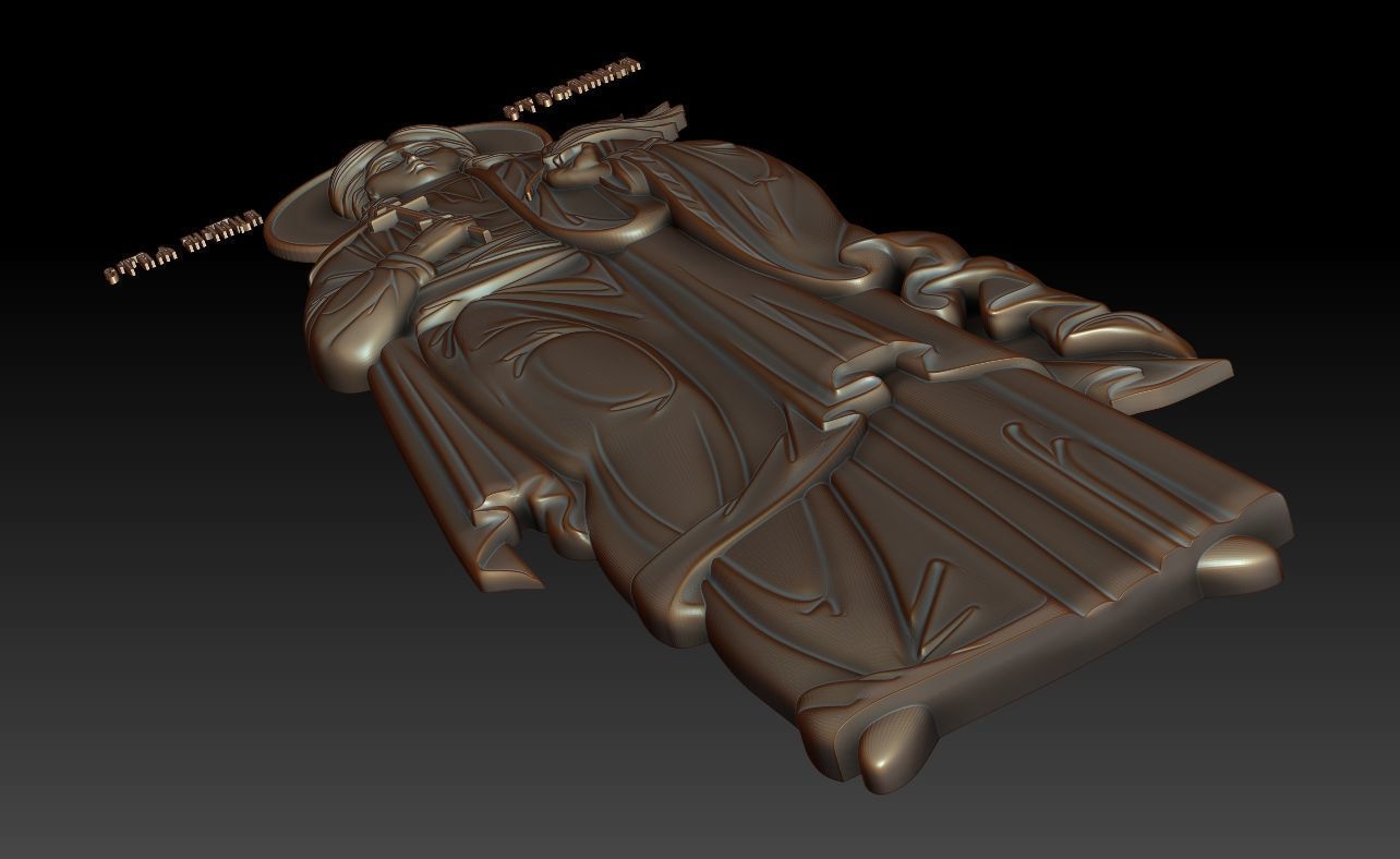 Saint Stephanida of Damascus 3D model_11