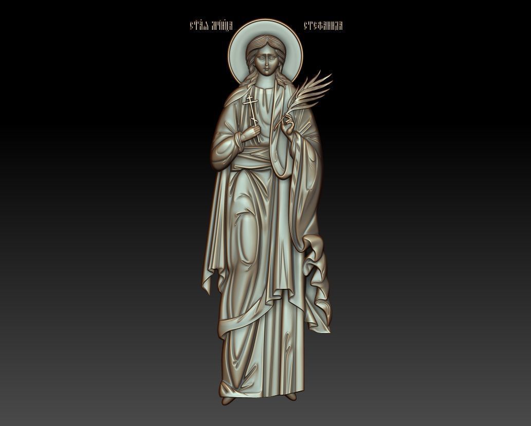 Saint Stephanida of Damascus 3D model_9