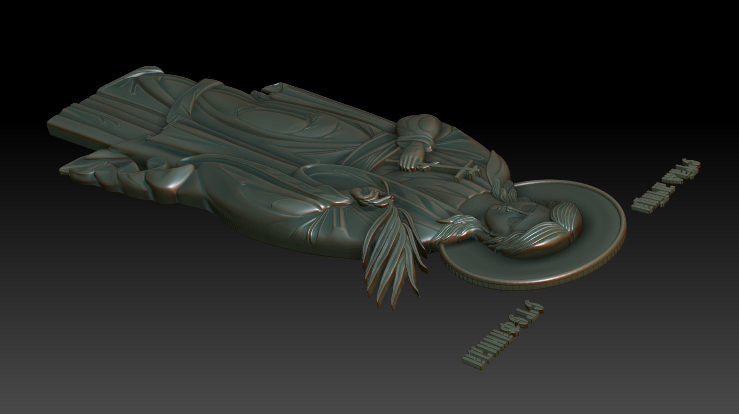 Saint Stephanida of Damascus 3D model_7