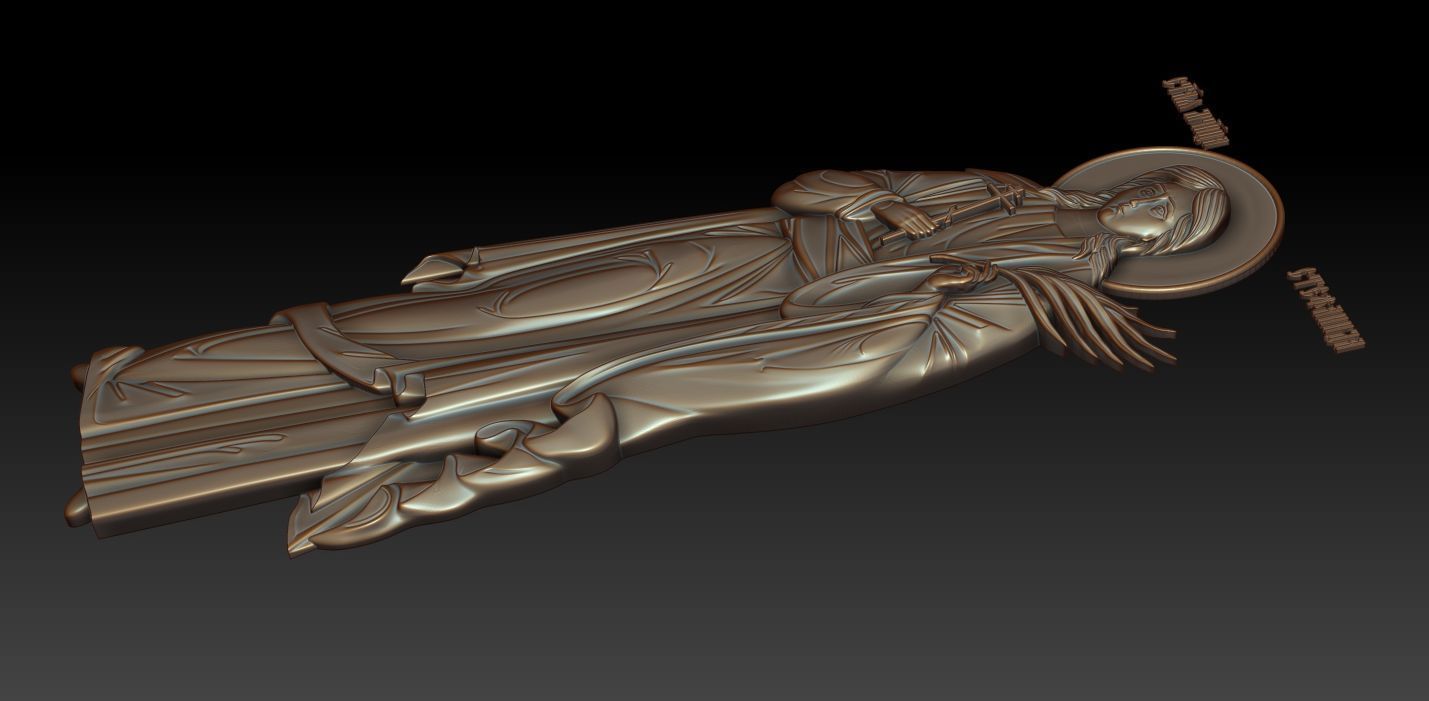 Saint Stephanida of Damascus 3D model_13