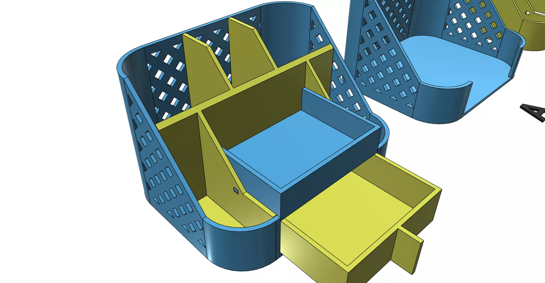 Organizer Cosmetic easy print without support 3D print model