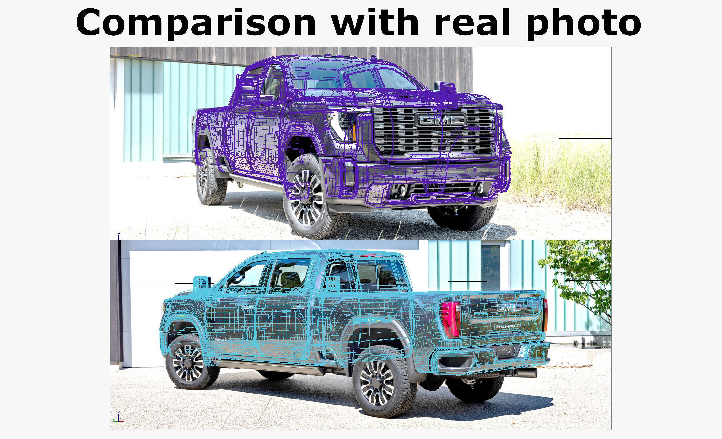 Pick-up Sierra Denali 2500HD Ultimate  2024 3D model_28