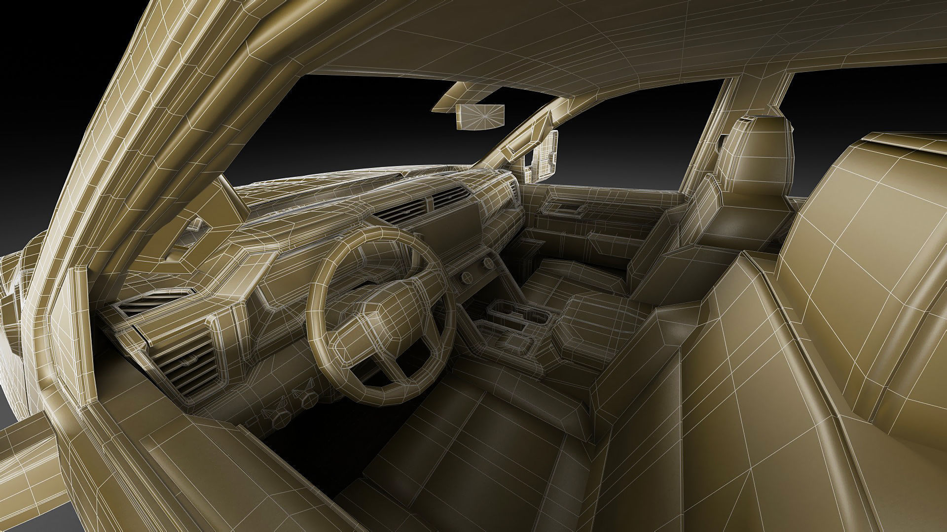 Pick-up Sierra Denali 2500HD Ultimate  2024 3D model_27