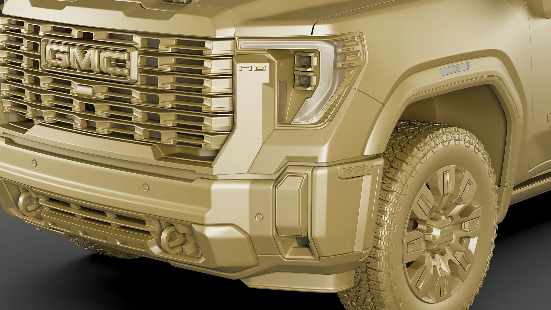 Pick-up Sierra Denali 2500HD Ultimate  2024 3D model_22