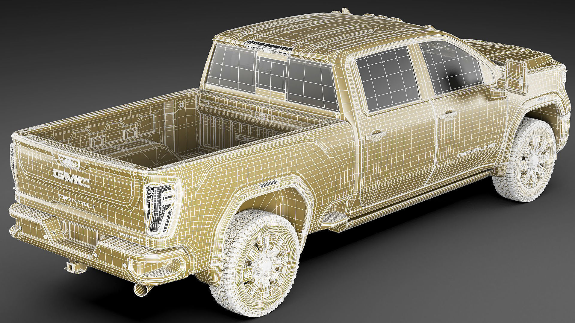 Pick-up Sierra Denali 2500HD Ultimate  2024 3D model_26