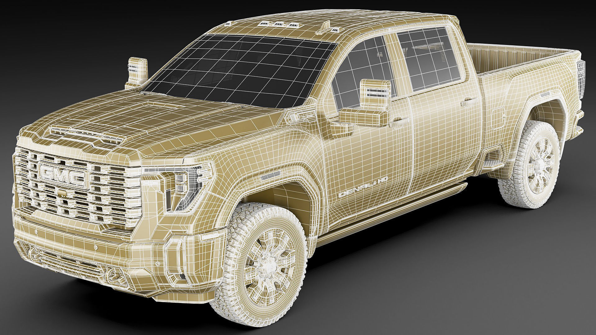 Pick-up Sierra Denali 2500HD Ultimate  2024 3D model_25