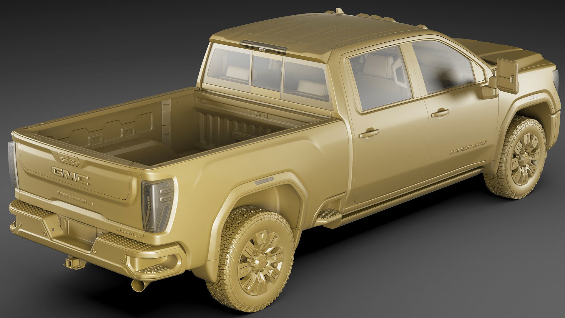 Pick-up Sierra Denali 2500HD Ultimate  2024 3D model_21