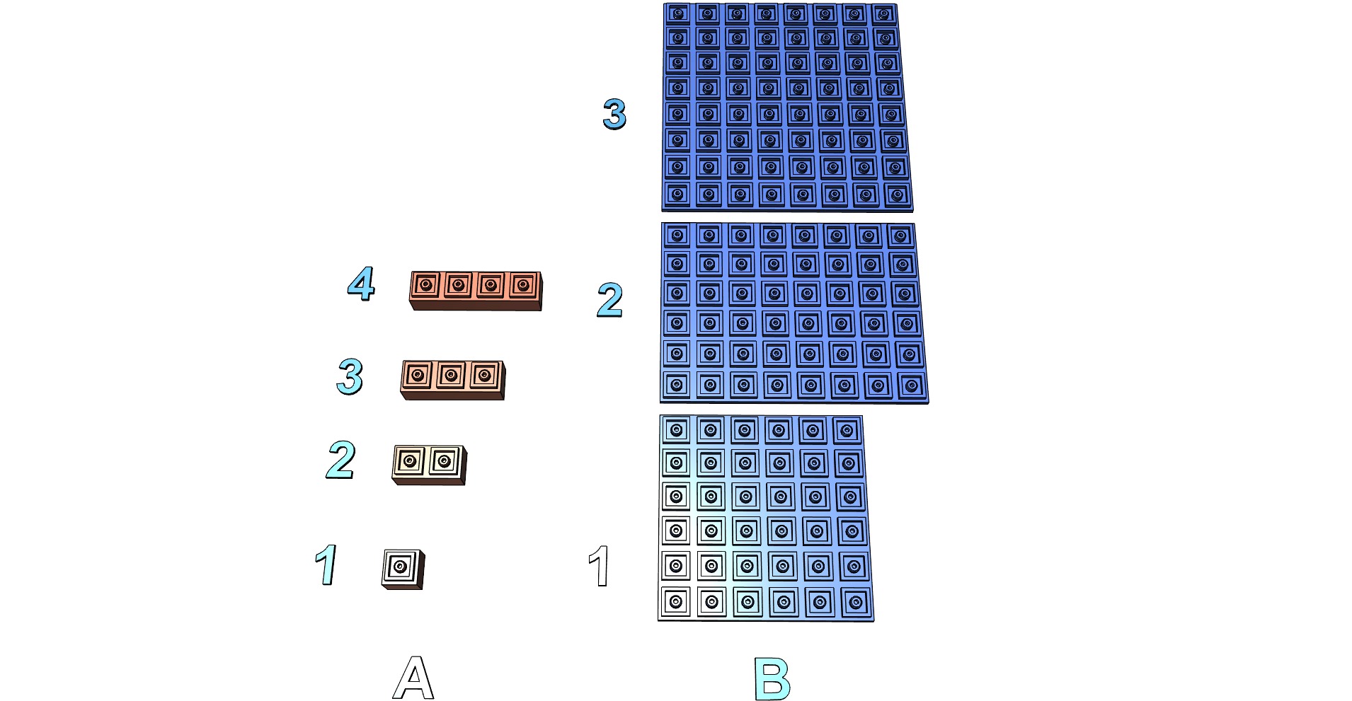 Building bricks no Lego easy print without support 3D print model_3