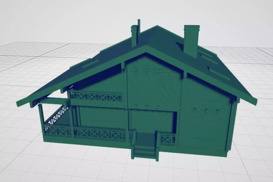 casa de campo Free 3D model